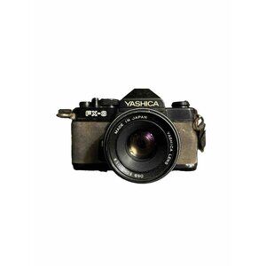 KYOCERA YASHICA FX-3 35mm SLR FILM CAMERA W/ Yashica 50MM ML F2 lens Untested